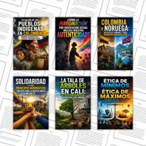 Lote de 6 Ensayos Académicos: Sociedad, Ética, Derechos y Medio Ambiente