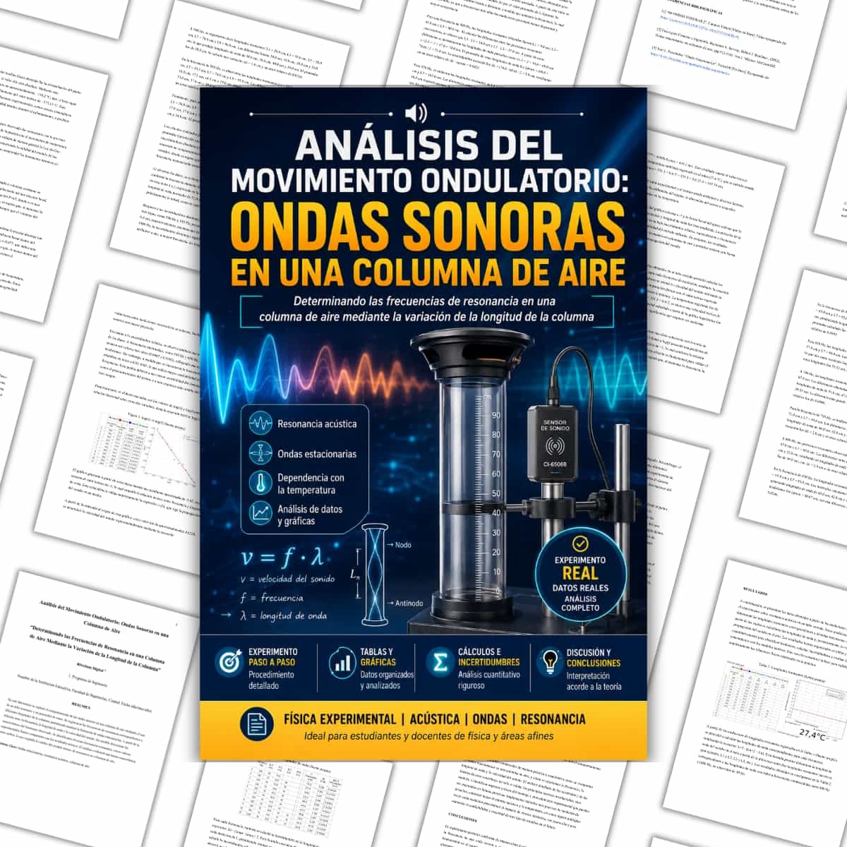 Análisis de Ondas Sonoras en una Columna de Aire