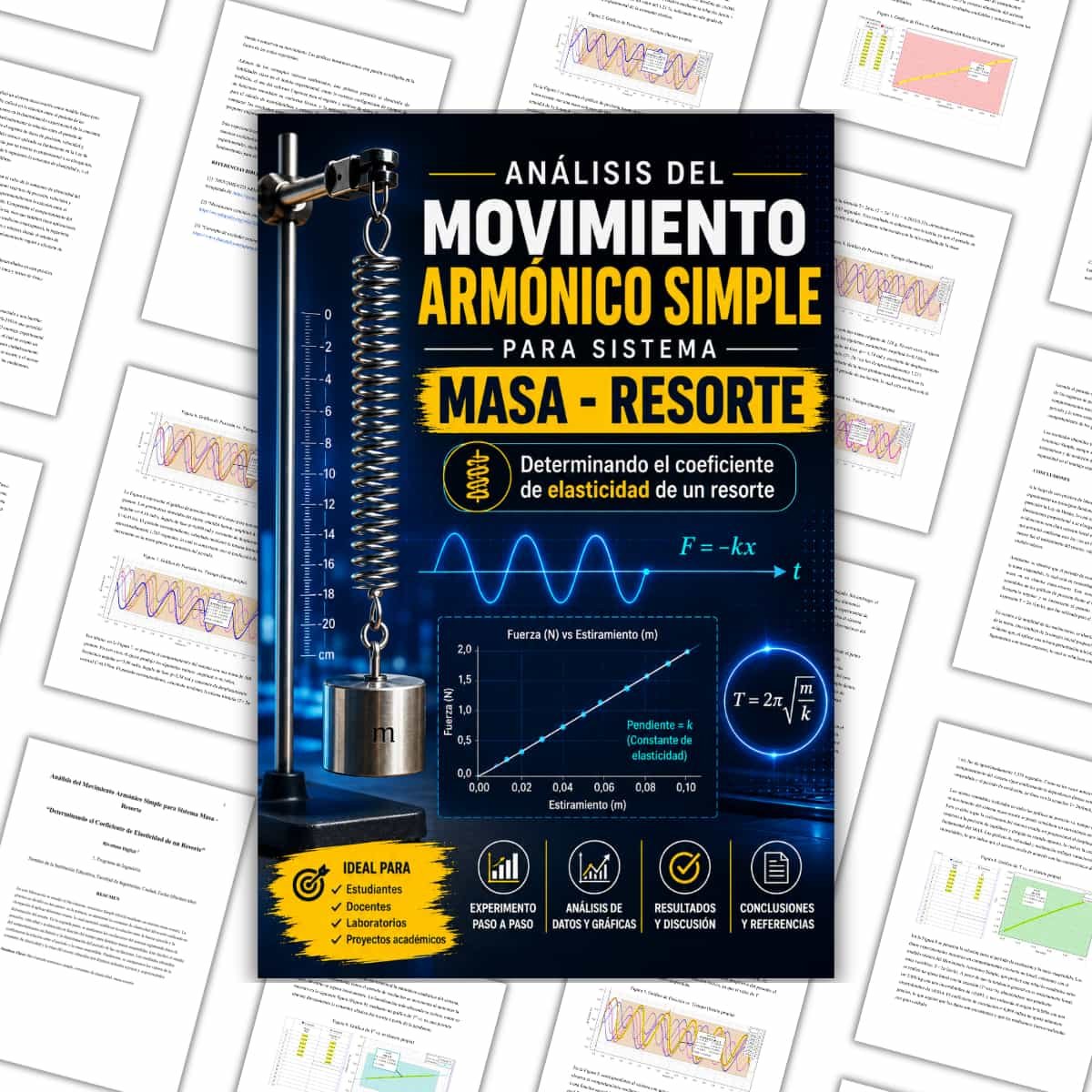 Movimiento Armónico Simple en un Sistema Masa-Resorte
